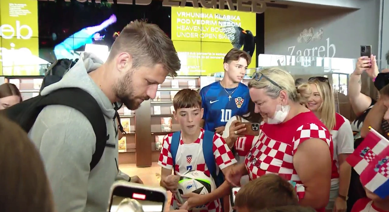 Bruno Petković u Zagrebu
