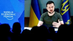 Zelenski se obraća Svjetskom gospodarskom forumu 