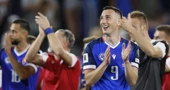 Robert Boženik slavi sa suigračima nakon pobjede