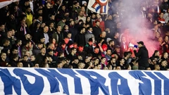 Hajduk - Osijek. Torcida