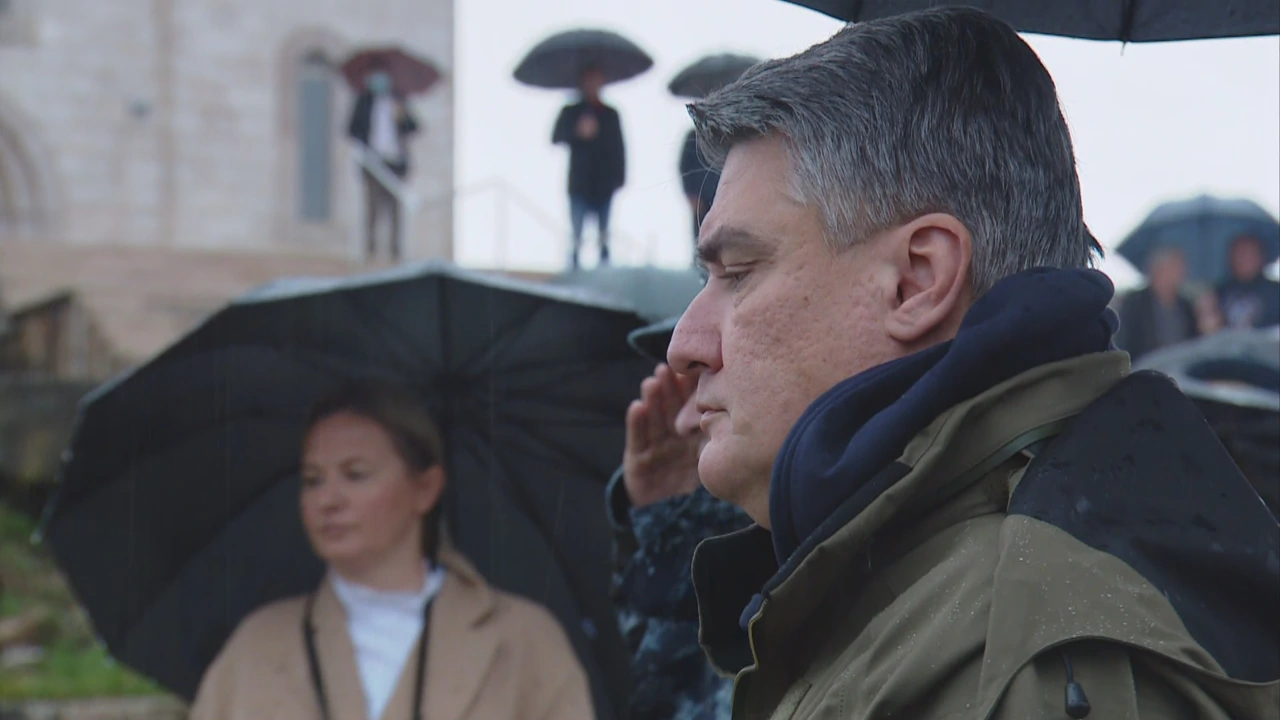 Zoran Milanović u Kijevu, Foto: HTV/HRT