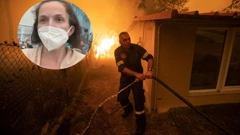 "Užasno. Ne mogu vam objasniti, poput horor filma", opisuje grkinja Mina požare. 
