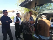 Dani Eugena Buktenice, Foto: Uoči izravnog uključenja u Radio Split s novinarkom Ivonom Jakić/-