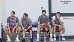 Hrvatski košarkaši na pripremama uoči Slovenije