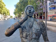 Tarragona, skulptura penjača , Foto: Dragan Nikolić /HRT 