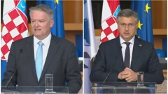 Mathias Cormann, glavni tajnik OECD-a i Andrej Plenković, predsjednik Vlade RH