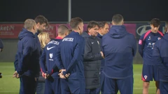 Vatreni odradili prvi trening na Rujevici uoči Farskih Otoka, Foto: HTV/HRT