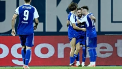Slavlje nakon gola Ivanušeca za 3:1