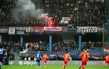 Hrvatski navijači u Podgorici, Foto: Tom Dubravec/CROPIX
