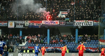 Hrvatski navijači u Podgorici
