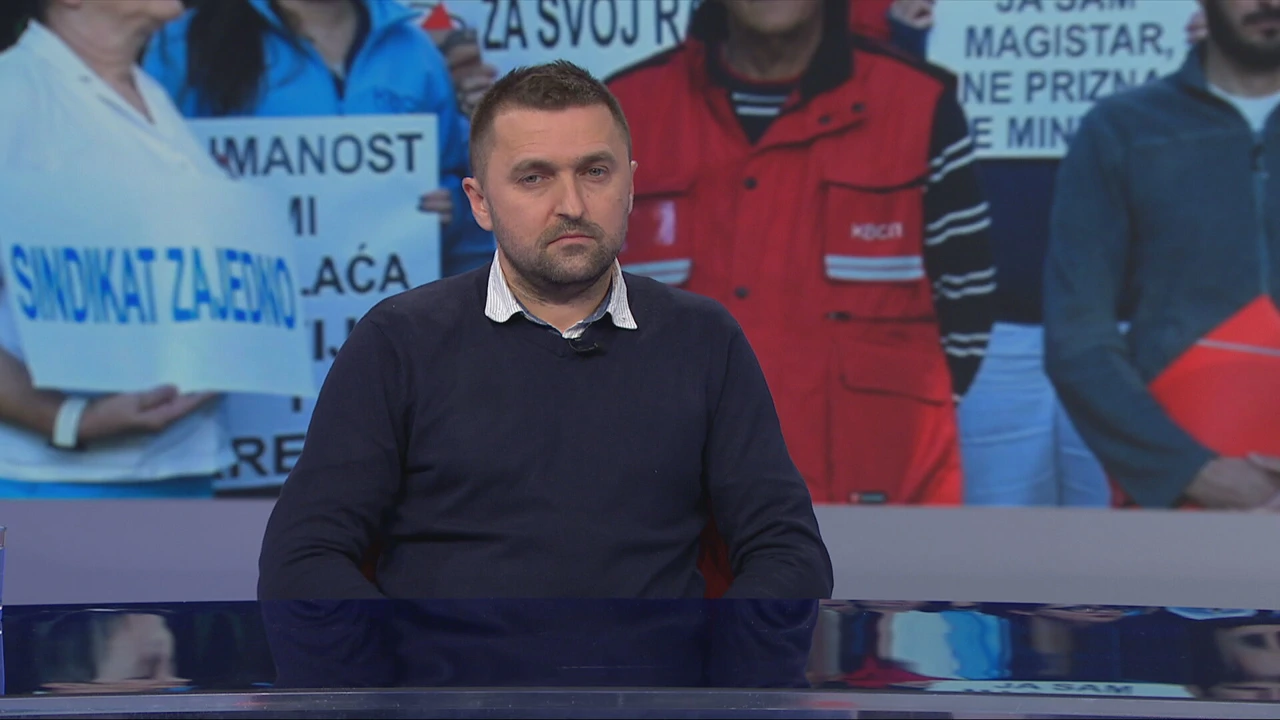 Krunoslav Kušec, predsjednik Sindikata Zajedno, Foto: HTV/HRT
