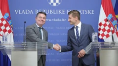 Paschal Donohoe i Zdravko Marić nakon sastanka dali izjave za medije