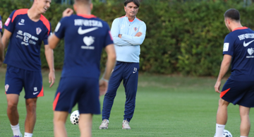 Zlatko Dalić na treningu reprezentacije 