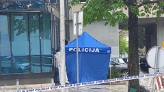 Očevid nakon pokušaja pljačke Erste banke u Splitu