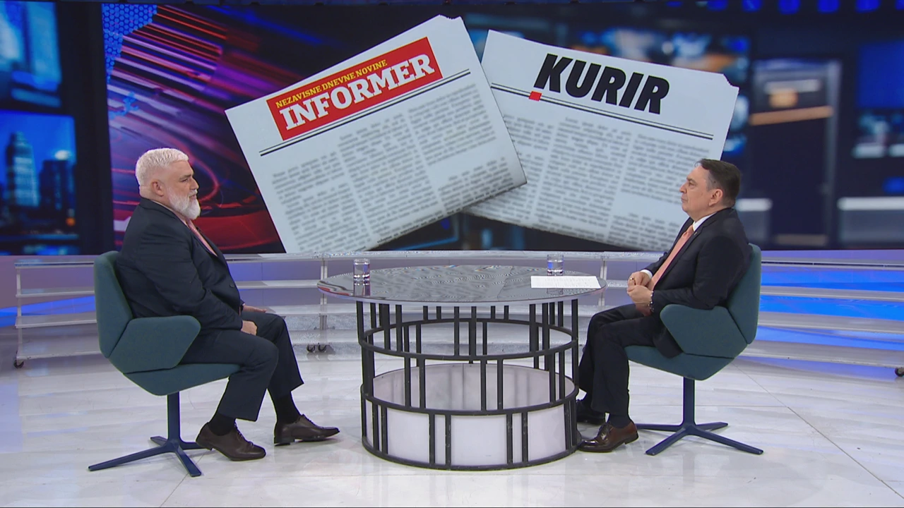 Veljko Popović u emisiji 1 na 1 