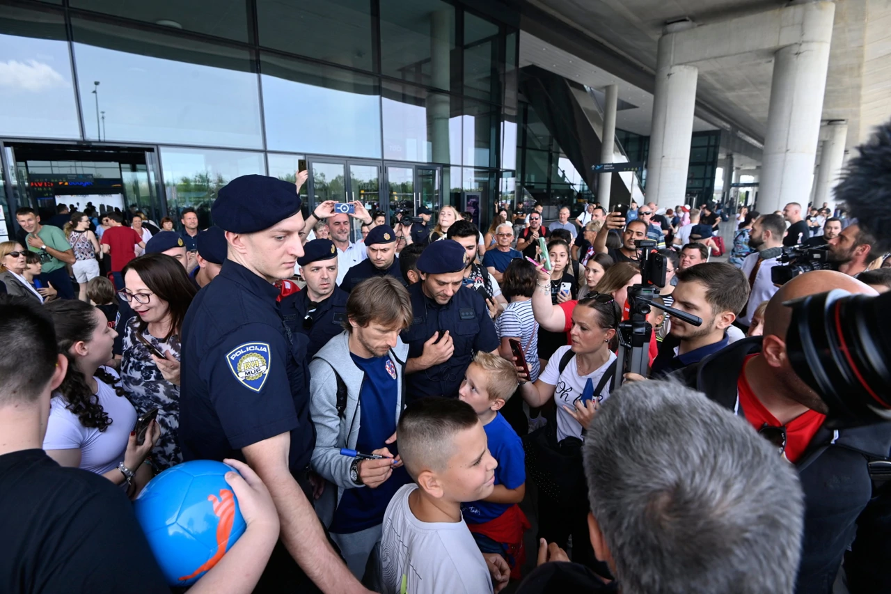 Doček Vatrenih u Zagrebu, Foto: Ronald Goršić/CROPIX
