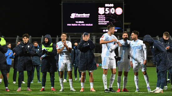 Slavlje nogometaša Rijeke