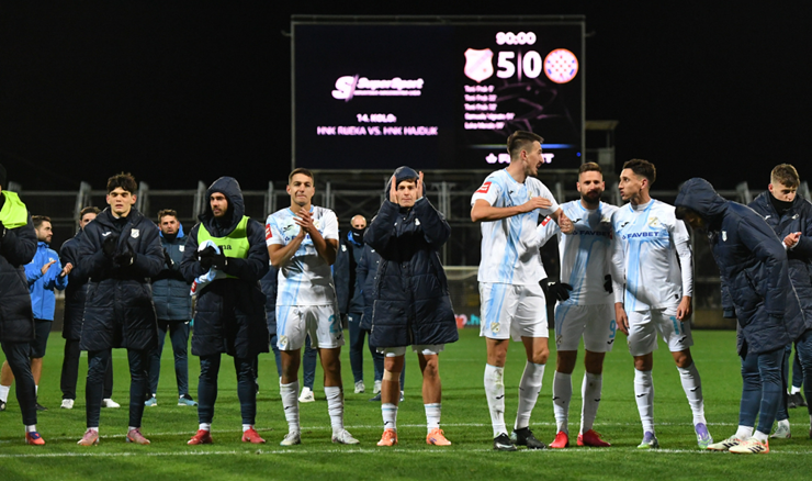 Slavlje nogometaša Rijeke