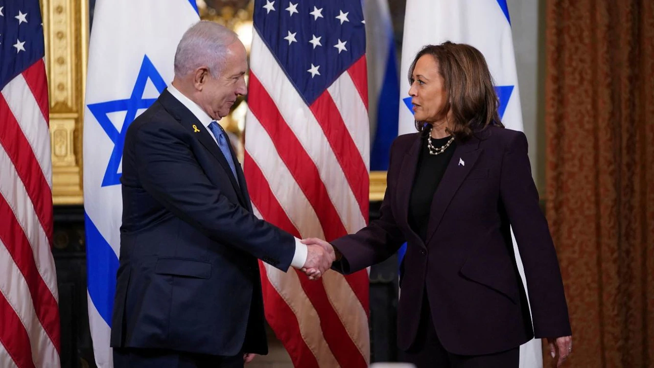 Benjamin Netanyahu i Kamala Harris