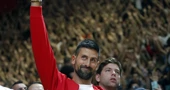 Novak Đoković na košarkaškoj utakmici u Beogradu