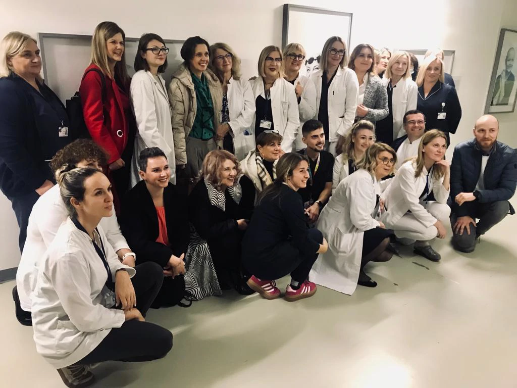 Tim i pacijenti s onkologije KBC-a Zagreb, Foto: Radio Sljeme/HRT