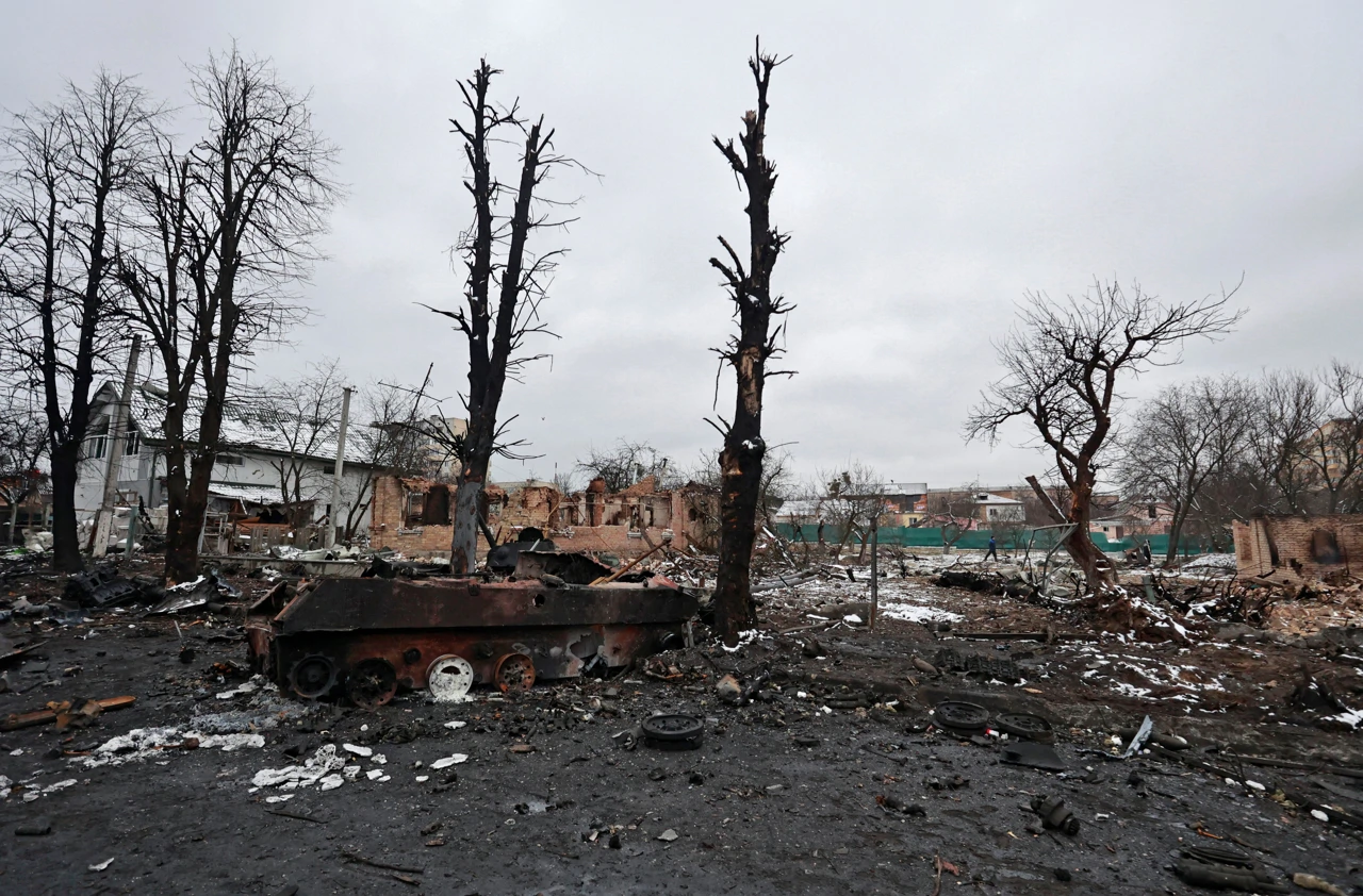 Uništena vojna vozila na području Kijeva, Foto: Serhii Nuzhnenko/REUTERS