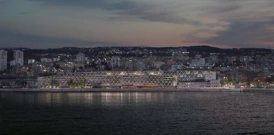 Pogled s morske strane na kompleks Zapadna Žabica, Foto: vizualizacija 3LHD/Radio RIjeka