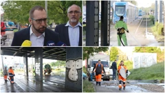 Zbog puknuća cijevi poplavljeno jedno od najprometnijih križanja u Zagrebu