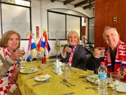 Cena en el Estadio Croata / Večera u Hrvatskom klubu , Foto: Duša Hrvatska//