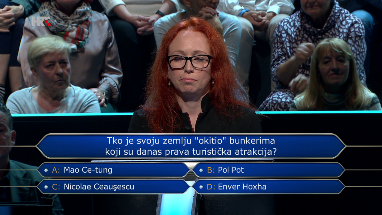 Marina Malešević, Foto: Tko želi biti milijunaš?/HRT