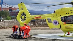 Pokazna vježba na helidromu na riječkoj Delti