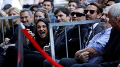Mila kunis i Ashton Kutcher, arhivska fotografija