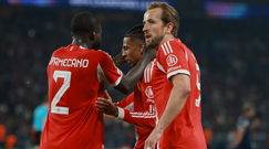Michael Olise, Harry Kane i Dayot Upamecano , Foto: Stephanie Lecocq/REUTERS