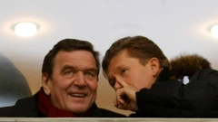 Gerhard Schroeder s izvršnim direktorom Gazproma