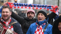 Hrvatski navijači u Mannheimu, Foto: Ante Čizmić/CROPIX