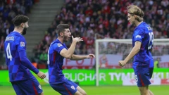 Slavlje hrvatskih reprezentativaca