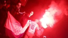 Slavlje navijača na ulicama Mostara