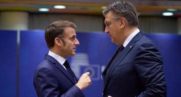 Emmanuel Macron i Andrej Plenković, arhivska fotografija