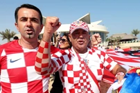 Hrvatski navijači u Dohi, Foto: Goran Stanzl/PIXSELL