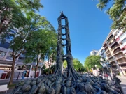 Tarragona, skulptura penjača, Foto: Dragan Nikolić/HRT