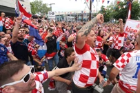 Hrvatski navijači, Foto: Yves Herman/ REUTERS