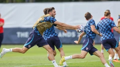 Dion Drena Beljo na treningu hrvatske reprezentacije