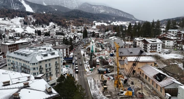 Cortina D' Ampezzo i radovi prije OI
