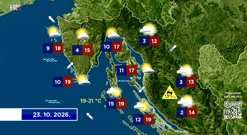 Vremenska prognoza, Foto: Dnevnik/HRT
