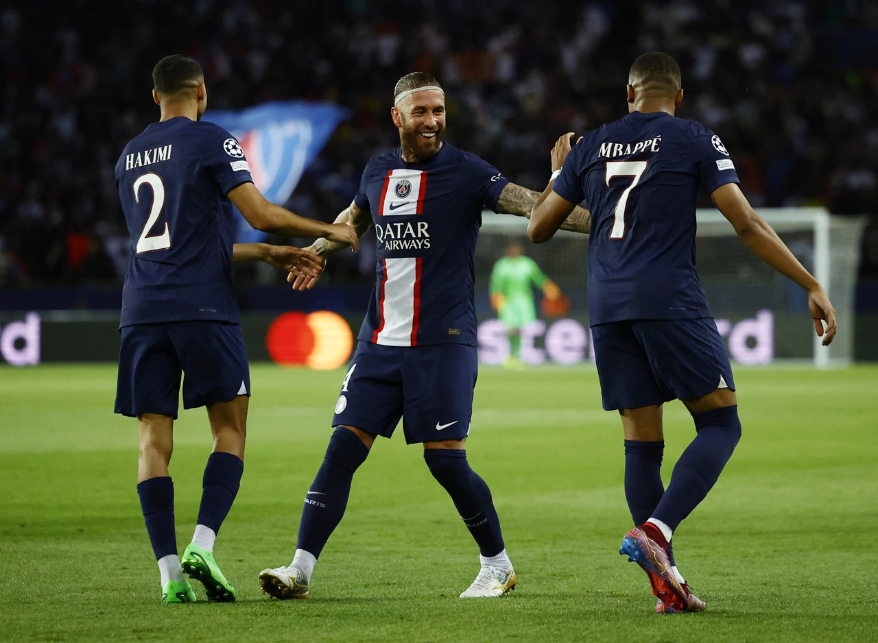 Slavlje igrača PSG-a