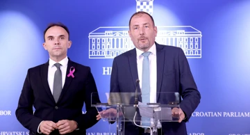 Zastupnici IDS-a Loris Peršurić i Dalibor Paus