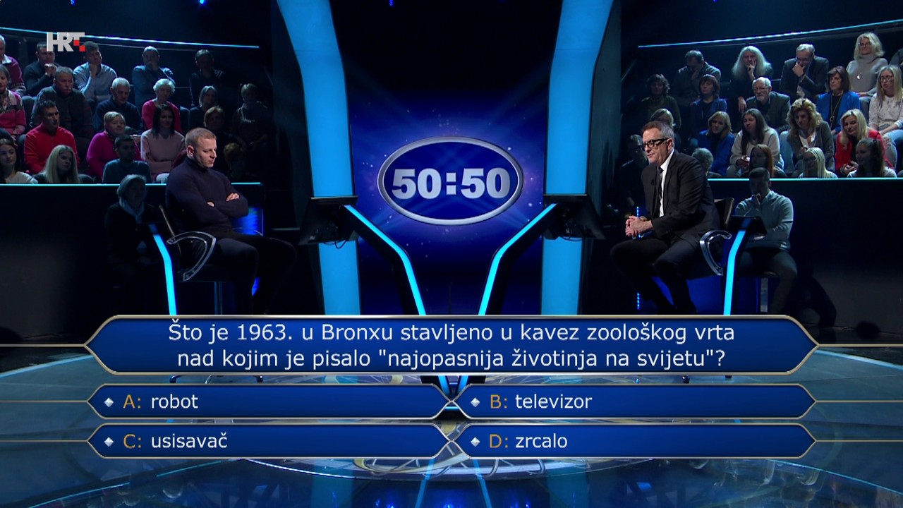 Robert Cerović, Foto: Tko želi biti milijunaš?/HRT