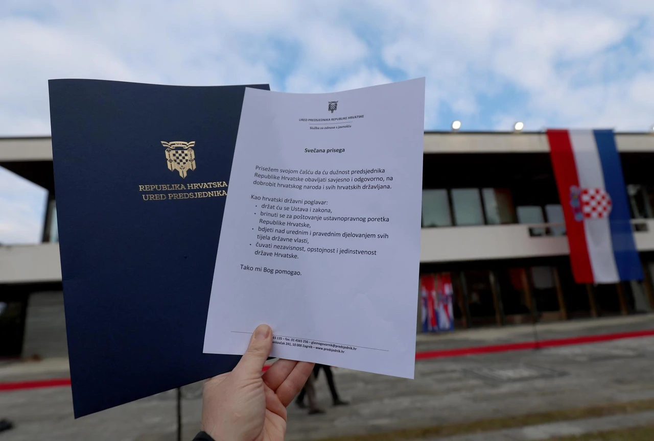 Tekst prisege Zorana Milanovića, Foto:  Sanjin Strukic /Pixsell