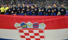 Vatreni tijekom izvođenja himni, Foto: Dylan Martinez/REUTERS
