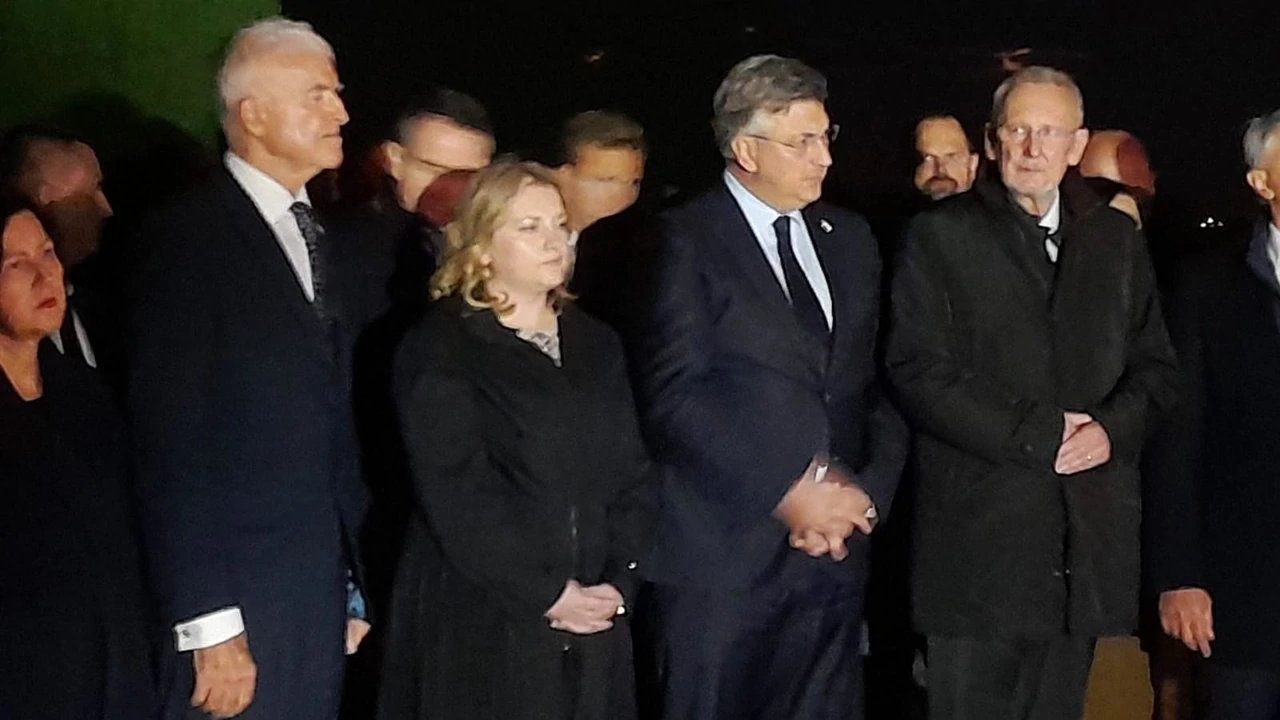 Premijer Plenković u Škabrnji, Foto: M. Brkljačić /HRT Radio Zadar
